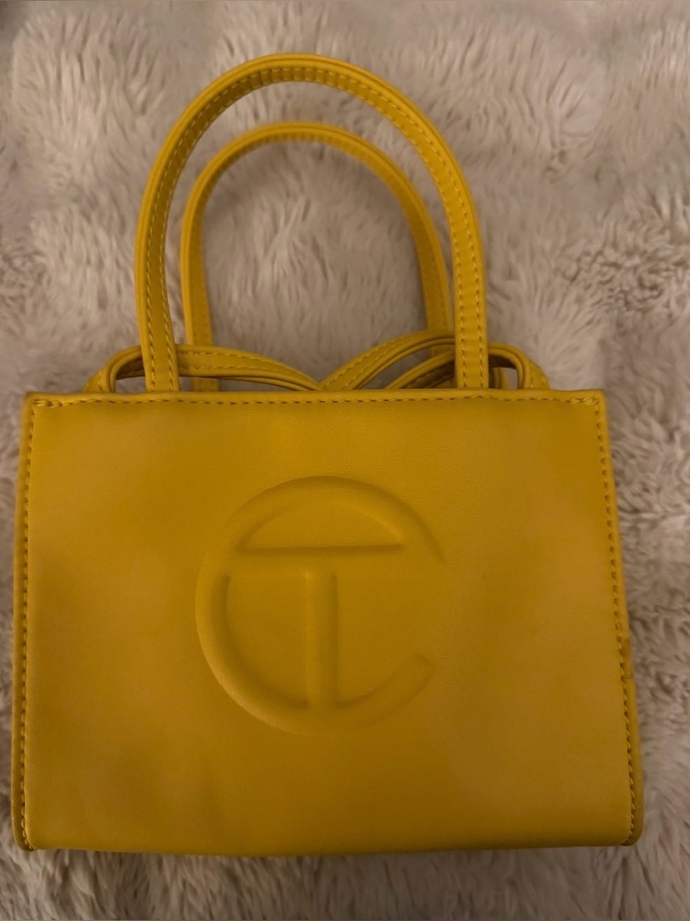 Telfar Mini Shopping Bag – Yellow